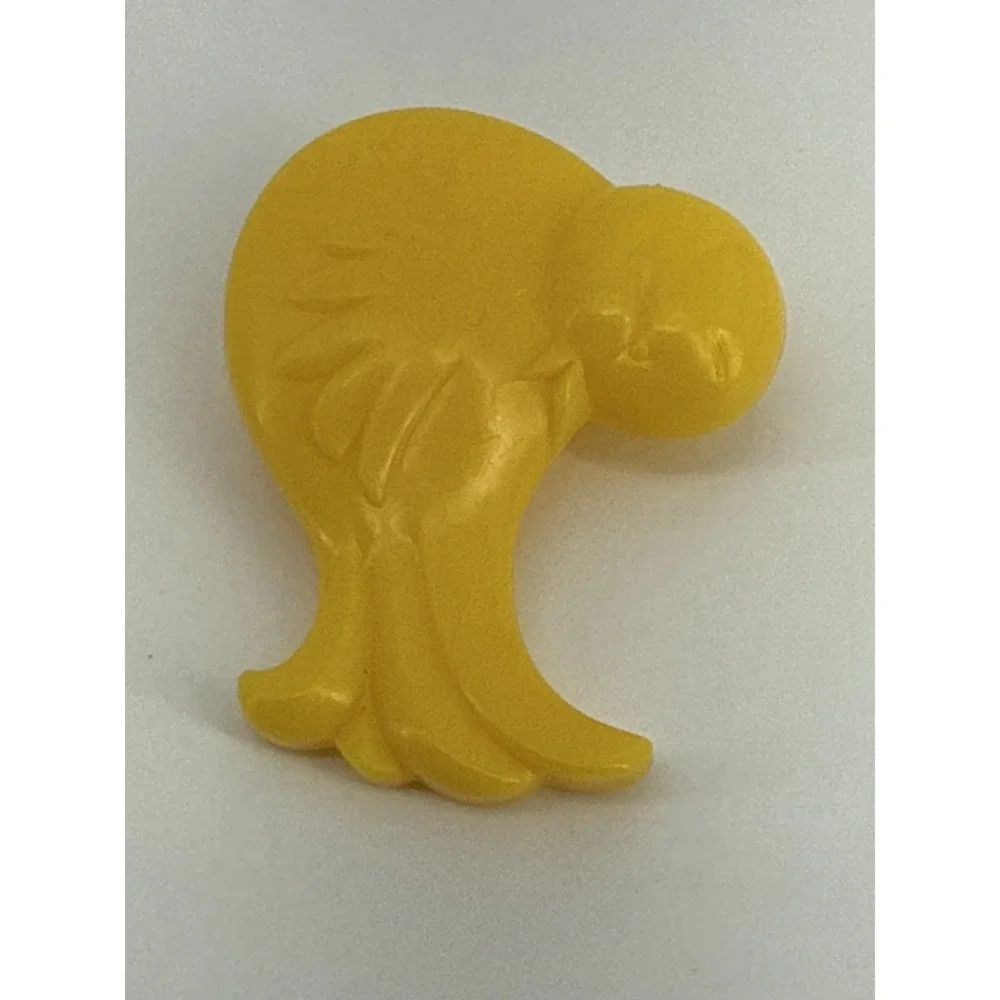 Hasbro MLP G1 My Little Pony Yellow Bird Hair Brush 1984